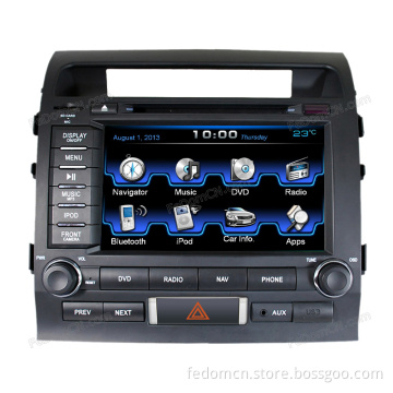 8 Inch TFT LCD Touch Screen Car DVD GPS Navigation System for Toyota Land Cruiser with Bluetooth+Radio+iPod+Video